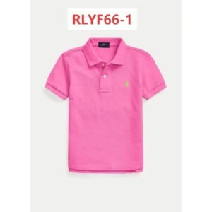 חולצה קצרה עם צווארון של פולו ראלף לורן לילדים