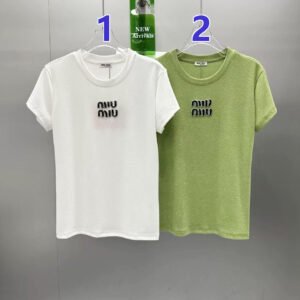 חולצה קצרה של מיו מיו